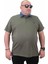 Mocgrande Büyük Beden Polo Kot Yaka T-Shirt 23420 Hakı 1