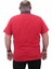 Mocgrande Büyük Beden Polo Kot Yaka T-Shirt 23420 Kırmızı 3