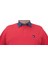 Mocgrande Büyük Beden Polo Kot Yaka T-Shirt 23420 Kırmızı 4