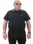 Mocgrande Büyük Beden Polo Kot Yaka T-Shirt 23420 Sıyah 1