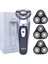 BS001-3HEAD Stili Soeye Elektrikli Tıraş Makinesi Clipper Erkek Jilet Sakal Düzeltici Tıraş Makinesi Erkekler Için Taşınabilir Tıraş Makinesi Saç Kesme Makinesi Yüz Epilatör BS001 (Yurt Dışından) 1