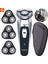 BS001-3HEAD Stili Soeye Elektrikli Tıraş Makinesi Clipper Erkek Jilet Sakal Düzeltici Tıraş Makinesi Erkekler Için Taşınabilir Tıraş Makinesi Saç Kesme Makinesi Yüz Epilatör BS001 (Yurt Dışından) 5