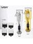 Altın Tarzı Vgr Olie Hoofd Elektrische Tondeuse Professionele Kapper Yüksek Güçlü USB Opladen Scheermes Metal Haar Giyotin Mannen Baard Trim (Yurt Dışından) 3