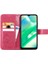 Realme C33 Kısa Kayış Dört Yapraklı Yonca Deri Çanta Zarif Telefon Kılıfı (Yurt Dışından) 5