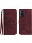 Kart Yuvaları Tutucu Kabartmalı Ayçiçeği Lüks Pu ile Oneplus 9 Pro Için Telefon Kılıfı (Yurt Dışından) 1