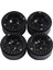 4pcs 1.9 Inç Metal Beadlock Tekerlek Göbeği 1/10 Rc Paletli Araba Trx4 Eksenel SCX10 Redcat Gen8, Siyah 14 (Yurt Dışından) 6