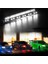 24 LED Şasi Light Metal LED Strip 6V 1/10 1/8 Rc Araba Paletli Buggy, Kırmızı (Yurt Dışından) 8