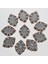 Yuvarlak Bling Kristal Inci Sırt Düğmeleri Süsleme Craft 30X25MM (Yurt Dışından) 5