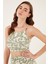Slim Fit Ip Askılı Yırtmaçlı Midi Alt-Üst Takım Bayan Takım 5865726 4