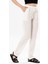 Çift Cepli Unisex Yazlık Pantolon Krem 4