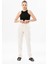 Çift Cepli Unisex Yazlık Pantolon Krem 5