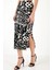 Slim Fit Ip Askılı Yırtmaçlı Midi Alt-Üst Takım Bayan Takım 5865726 5