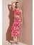 Slim Fit Ip Askılı Yırtmaçlı Midi Alt-Üst Takım Bayan Takım 5865726 1