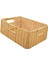Depolama Sepeti Için Rattan Sepet Rattan Dekoratif El Dokuma Işık 38X26X13CM (Yurt Dışından) 2