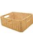 Depolama Sepeti Için Rattan Sepet Rattan Dekoratif El Dokuma Işık 38X26X13CM (Yurt Dışından) 5