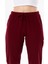 Çift Cepli Unisex Yazlık Pantolon Bordo 3