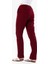 Çift Cepli Unisex Yazlık Pantolon Bordo 4