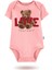 3'lü Organik"love" Baskılı Kısa Kollu Bebek Body Zıbın KISA-GÜNEŞ-EKRU-PEMBE24-30 3
