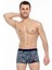 80497 Erkek Pamuklu 3'lü Boxer-Sarı&lacivert&baskılı 5