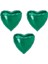 18 inç Yeşil Renk 3 Adet Kalp Şekilli Folyo Balon 1
