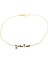 Altın Renk Beyaz Kuş Pandora Model Zirkon Kolye - 3006 1