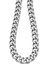 Gümüş Renk Traşlı Zincir Paslanmaz Unisex Çelik Kolye 55 Cm. Çelik Kolye - 2677 3
