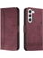 Samsung Galaxy S23 Için Telefon Kılıfı Pu Deri El Kayışı Flip Folio Cüzdan (Yurt Dışından) 5