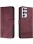 Samsung Galaxy S21 Ultra Pu Deri Flip Folio Cüzdan El Için Telefon Kılıfı (Yurt Dışından) 1