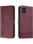 Telefon Kılıfı Için Samsung Galaxy M33 5g Manyetik Kapatma Kart Yuvaları Kapak Pu (Yurt Dışından) 5
