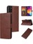 Samsung Galaxy S21 Ultra Tam Koruma Deri Folio Flip Case (Yurt Dışından) 1