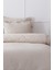 Hena Çift Kişilik Nevresim Takımı Organik Pamuk 300 Tc Saten Bej 200x220 cm 2