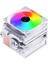 MT660 2*12CM Colorful Fan 4pin + 6 Borulu Premium Beyaz Cpu Fan 3