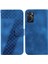Realme 9i Kart Yuvası Fonksiyonu Için Kabartmalı Desen Pu Deri Telefon Kılıfı (Yurt Dışından) 1