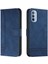 Motorola Moto G51 5g Için Pu Deri Flip Folio Cüzdan El Kartı Telefon Kılıfı (Yurt Dışından) 1