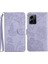 Xiaomi Redmi Not 12 4g Anti-Damla Koruma Çiçekler ve Pu Flip Telefon Kılıfı (Yurt Dışından) 1