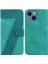 iphone 13 Mini Kabartmalı Desen Cüzdan Flip Folio Pu Telefon Kılıfı (Yurt Dışından) 1