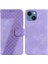 iphone 13 Mini Kabartmalı Desen Cüzdan Flip Folio Pu Telefon Kılıfı (Yurt Dışından) 1