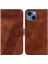 Iphone 14 Için Telefon Kılıfı Artı Pu Deri Flip Folio Kapak Kart Yuvası Cüzdan (Yurt Dışından) 1