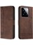 Telefon Kılıfı Için Xiaomi 14 Manyetik Kapatma Kart Yuvaları Kapak Flip Folio Pu (Yurt Dışından) 1
