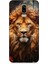Samsung Galaxy J8 Uyumlu Yorgun Savaşçı Aslan Desenli Silikon Kılıf 1