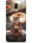 Samsung Galaxy J8 Uyumlu Geyşa Kıyafetli Kedi Desenli Silikon Kılıf 1
