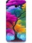Samsung Galaxy J4 Plus Uyumlu Renkli Hayat Ağacı Desenli Silikon Kılıf 1