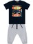 Catch Wave Erkek Çocuk T-shirt Kapri Şort Takım 3