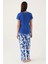 Yumuşak Dokulu Kısa Kol Kadın Pijama Takım 8833 5