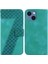 Iphone 15 Için Telefon Kılıfı Kart Yuvası Fonksiyonu Kabartmalı Desen Cüzdan Flip (Yurt Dışından) 1