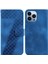 Iphone 15 Için Telefon Kılıfı Pro Max Pu Deri Kabartmalı Desen Flip Folio (Yurt Dışından) 1