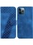 Iphone 12 Için Telefon Kılıfı Pro Max Kart Yuvası Fonksiyonu Kabartmalı Desen Flip (Yurt Dışından) 1