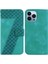 Iphone 13 Için Telefon Kılıfı Pro Kabartmalı Desen Cüzdan Kart Yuvası Fonksiyonu Pu (Yurt Dışından) 1