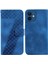 Iphone 12 Için Telefon Kılıfı Kabartmalı Desen Kart Yuvası Fonksiyonu Cüzdan Pu (Yurt Dışından) 1