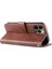 Samsung Galaxy S21 Ultra Tam Koruma Deri Folio Flip Case (Yurt Dışından) 3